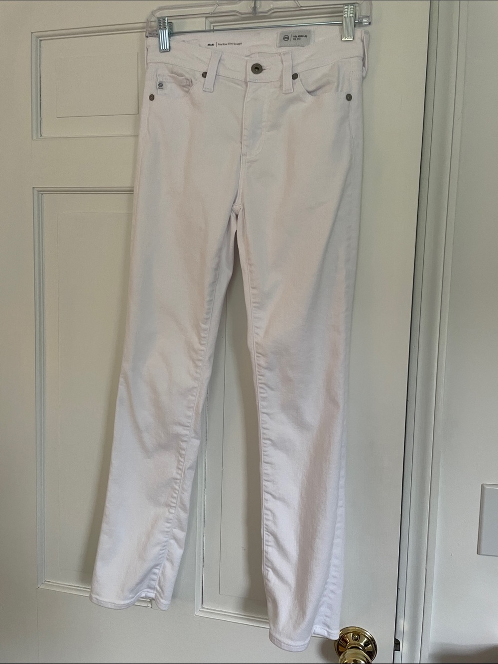 Ag Adriano Goldschmied White Skinny Jeans